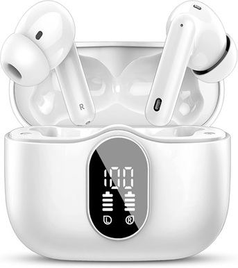 Sydney, Appliances, AUD 31,  Ear Buds With Noise Cancelling Mic, LED Display In Ear Earphones Clear Calls, IP7 Waterpro