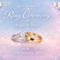 Ring Ceremony Invitation Video | Engagement Digital Invite