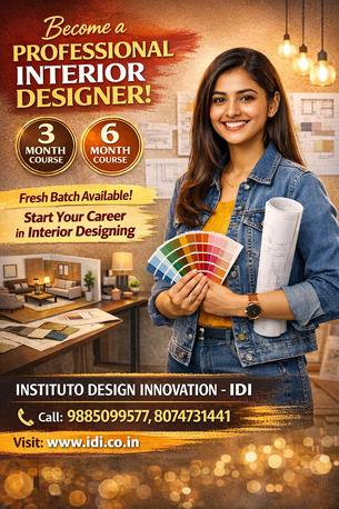 Hyderabad, Lessons Offered, 3 Months Interior Designing Course In Hyderabad At Instituto Design Innovation