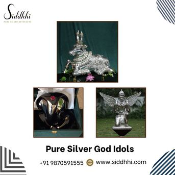 New Delhi, Appliances, INR 70000,  Buy Pure Silver God Idols Online