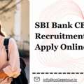 SBI Bank CBO Recruitment 2026 : Apply Online
