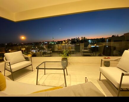 Amman, Apartments/Houses, JOD 40000/year,  Furnished,  3 BR,  230 Sq. Meter,  Luxury Rooftop For Rent In Jabal Amman