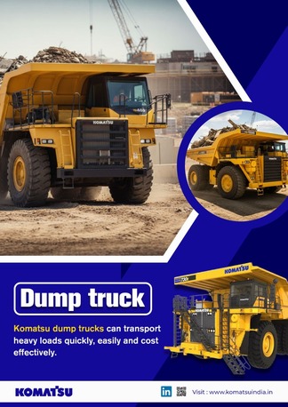 Chennai, Construction, Best Quality Dump Truck By Komatsu India