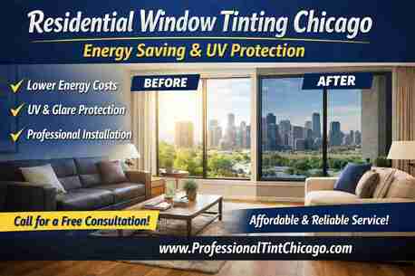 Chicago, Business, Residential Window Tinting Chicago &ndash; Energy Saving & UV Protection