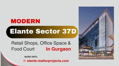 Gurgaon, Real Estate For Sale, Studio,  Elante Sector 37D Gurgaon &ndash; Premium Business & Retail Hub