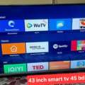 BHD 45,  43 Inch Smart Tv 45 Bd Last Same New Msg Wts App 3670 8372