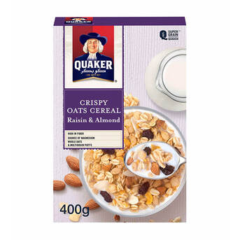 Dubai, Food, AED 14,  Quaker Oats Cereals Raisin & Almond