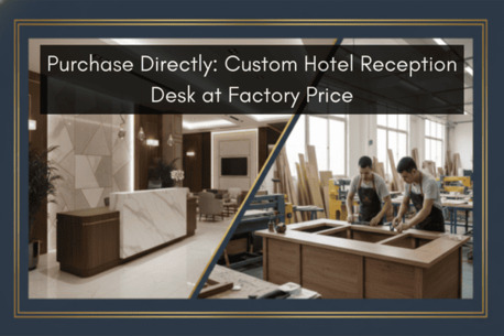 New York, Furniture, Purchase Directly: Custom Hotel Reception Desk At Factory Price