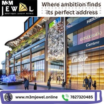 Gurgaon, Offices, Modern Glass Design And Global Standards At M3M Jewel Retail Spaces MG Road