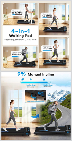 Jeddah, Health & Beauty Items, SAR 550,  Walking Pad Treadmill For Home BOX PACK STILL NOT OPENED