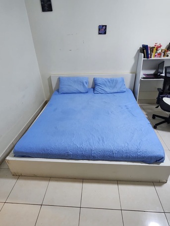 Hara, Furniture, SAR 150,  WHITE KING SIZE BED