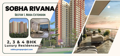 Noida, Real Estate For Sale, INR 22500000,  2 BR,  1234 Sq. Feet,  SOBHA Rivana Walkthrough | Premium Living In Sector 1 Greater Noida West