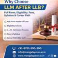 Study LLM After LLB &ndash; Full Details On Admission, Fees & Career Scope