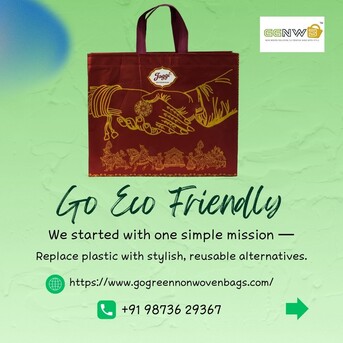 Haryana, Wholesale Products, Perfect Non Woven Bags For Sweet Box Packaging &ndash; Go Green Non Woven Bags