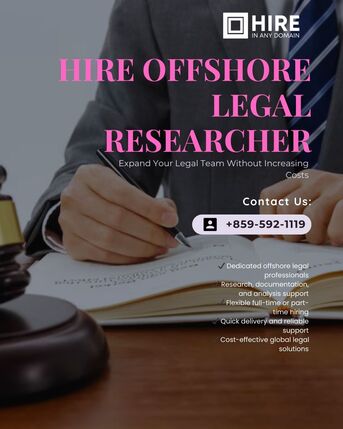 Mumbai, Legal, Hire Offshore Legal Researcher