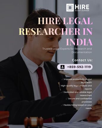 Mumbai, Legal, Hire Legal Researcher In India
