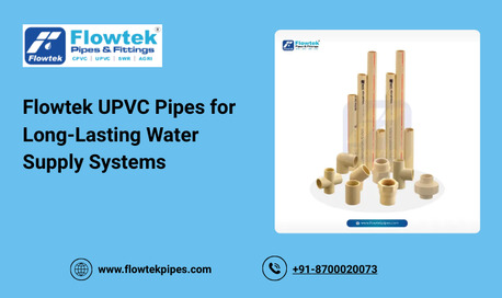 Mumbai, Wholesale Products, Flowtek UPVC Pipes For Long-Lasting Water Supply Systems