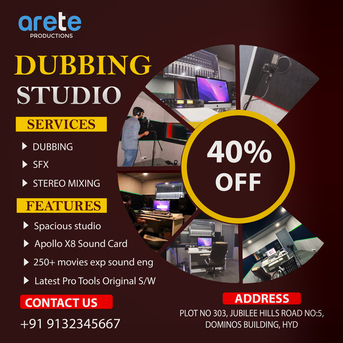 Hyderabad, Graphic Design, PRODUCTION STUDIOS (video Editing,di,titles,dubbing,sfx,stereo), Hyderabad