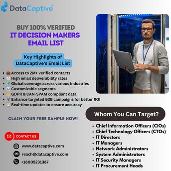Los Angeles, Marketing, Get 100% Opt-In IT Managers Email List &ndash; USA Updated Database