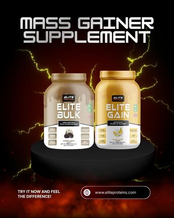 New Delhi, Health & Beauty Items, INR 1139,  Mass Gainer Supplement For Muscle Size & Strength | EliteProteins