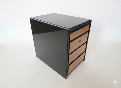 Ad Diriyah, Furniture, SAR 119,  Modern Compact Size Drawer, 4 Drawers, Trash Pans, And Accessibility Key.