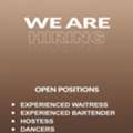 WE ARE HIRING Experienced Staff For Lounge
