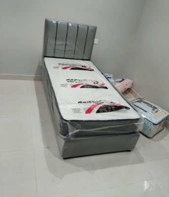 Jeddah, Furniture, SAR 3,  All Kinds Of Single Bed Frame With Mattress And 2 Doors Wardrobe Available In Low Price