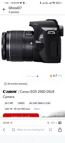 Riyadh, Electronics, SAR 02200,  CANNON 250 D