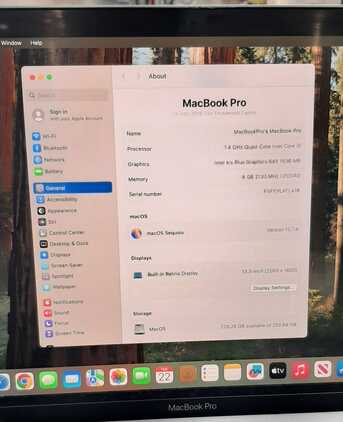 Al Sharafeyah, Computers, SAR 1550,  MacBook Pro 2019 I5 Quad Core 8gb 250gb Good Condition