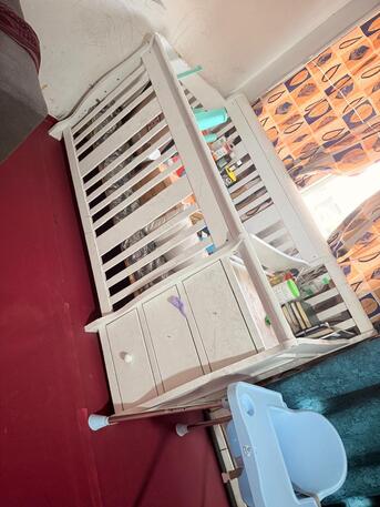 Riyadh, Furniture, Kids Cot With Drawers