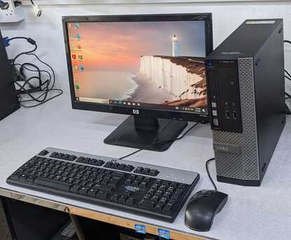 Manama, Computers, BHD 53,  Dell Core I5 3.1Ghz 8GB RAM 256GB SSD 19" Monitor Computer Set SSD 10x Fast Ready To Use