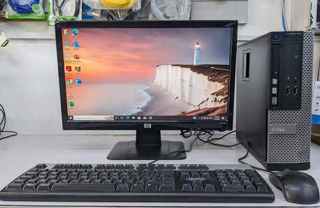 Manama, Computers, BHD 53,  Dell Core I5 3.1Ghz 8GB RAM 256GB SSD 19" Monitor Computer Set SSD 10x Fast Ready To Use