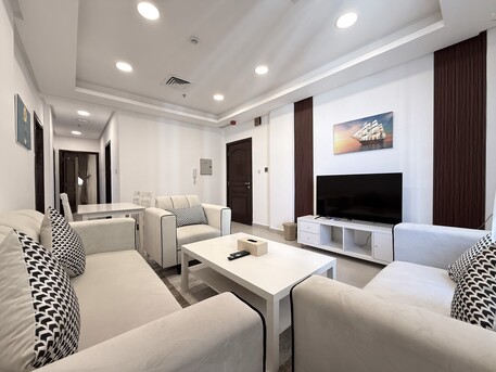 Salmiya, Apartments/Houses, KWD 600/month,  Furnished,  3 BR,  Salmiya - Sea View 3 Bedrooms Furnished Apartment