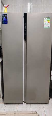 Al Olaya, Household Items, SAR 1300,  Haier Side By Side Refrigerator (Gray)