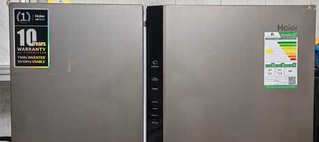 Al Olaya, Household Items, SAR 1300,  Haier Side By Side Refrigerator (Gray)