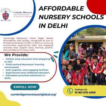 Mumbai, Education, Affordable Nursery Schools In Delhi