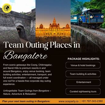 Bangalore, Event Planning, Corporate Team Outing Places In Bangalore