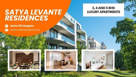 Gurgaon, Real Estate For Sale, 2 BR,  Satya Levante Residences Sector 104 Gurgaon &ndash; Luxury Meets Comfort
