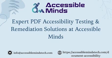 Noida, Web Design & Development, Expert PDF Accessibility Testing & Remediation Solutions At Accessible Minds