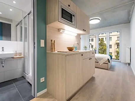 Berlin, Apartments/Houses, EUR 900/month,  1 BR,  BERLIN FRIEDRICHSHAIN! G?rtelstra?e | Modern Student Living | BOOK NOW!