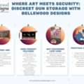 USD 144,  Where Art Meets Security: Discreet Gun Storage With Bellewood Design