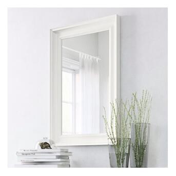 Dhahrat Laban, Furniture, SAR 90,  IKEA HEMNES White Mirror - 60cm X 90cm - Immaculate Condition (Like New)