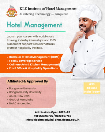Bangalore, Education, Training Methodology - Best Hotel Management College
