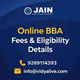 Noida, Education, Complete Guide To Jain University Online BBA