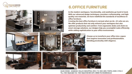 Dammam, Interior Design, Furniture Enhance Your Home With TechnoWood Creation With Elegant Wooden Doors & Cabinets.