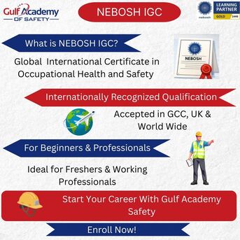 Dubai, Lessons Offered, Crush NEBOSH IGC | Gulf Academy Safety