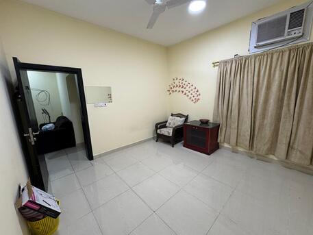 Gudaibiya, Rooms Available, BHD 100/month,  1 ROOM SEPRATE WASHRROM IN SHARING 2 BEDROOM FLAT