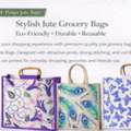 INR 100,  Durable Jute Grocery Bags For Everyday Shopping