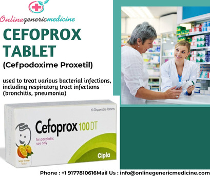 New York, Health, Buy Cefoprox Tablet (Cefpodoxime Proxetil)| At OnlineGenericMedicine