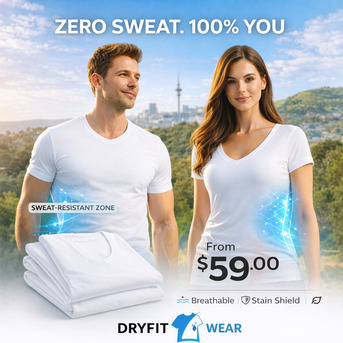 Auckland, Fashion & Design, Men&rsquo;s Underarm Sweat Resistant Cotton Undershirt T-Shirt